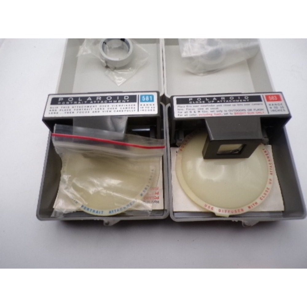 Polaroid 581 Portrait Attachment 583 Close‎ Up Kit Vintage Camera Accessories